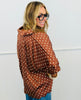 Polka Dot Satin Scallop Trim Top (Reg.) - 2 Colors