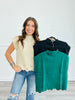 Laser Cut Mock Neck Sweater (Reg.)- 3 Colors