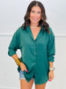Forest Green Kathryn Classic Button Down Up (Reg. & Plus)