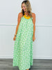Light Green Polka Dot Maxi Dress (Reg.)