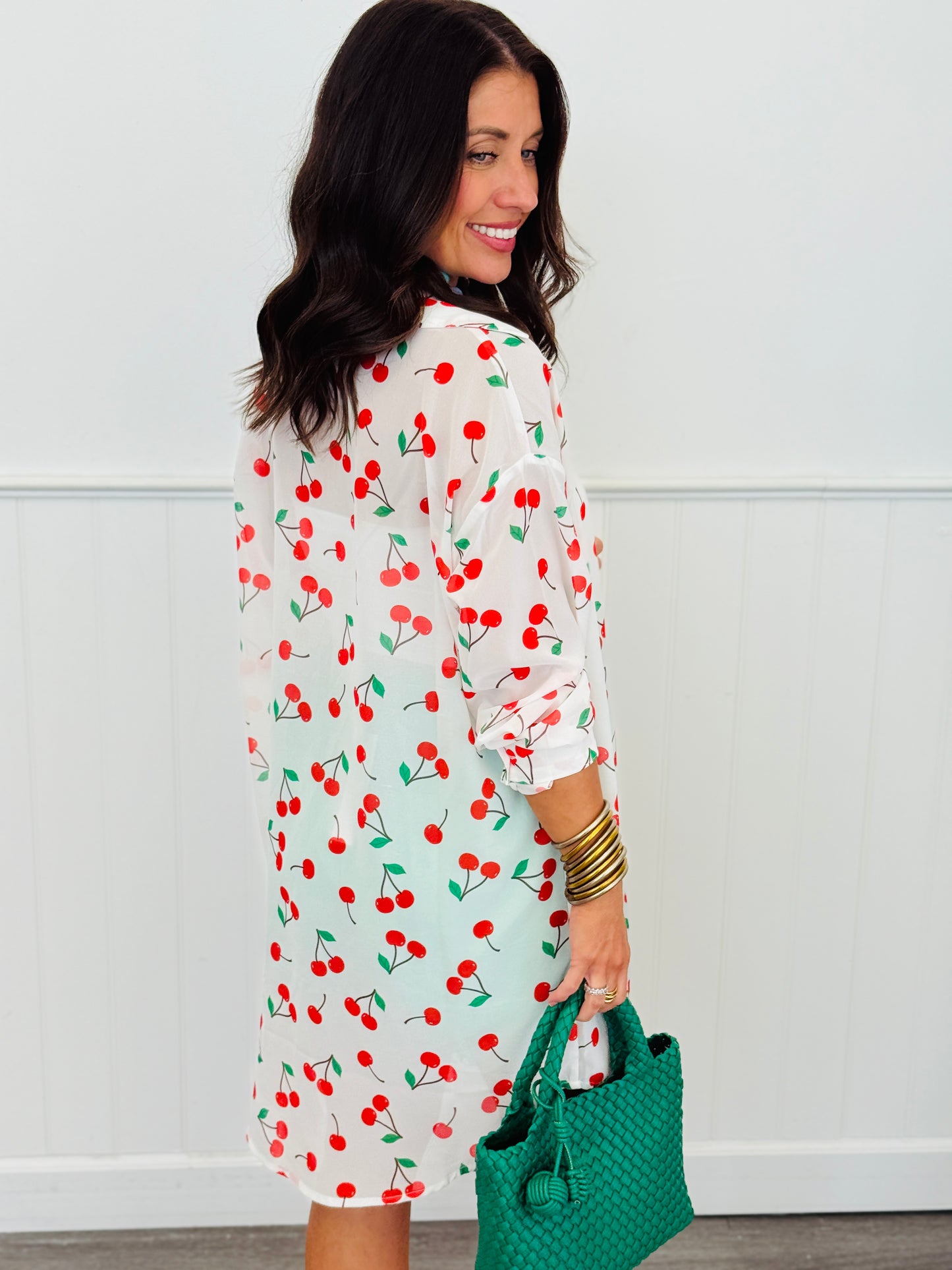 Cherry Pop Breezy Tunic Top (Reg. and Plus)