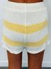 Yellow Striped Tank & Shorts Set (Reg.)