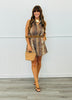 Deer Print Halter Neck Romper (Reg.)