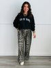 Luxe Leopard Wide Leg Pants (Reg & Plus)