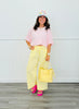 Baby Pink Kimono Round Neck Sweater (Reg.)