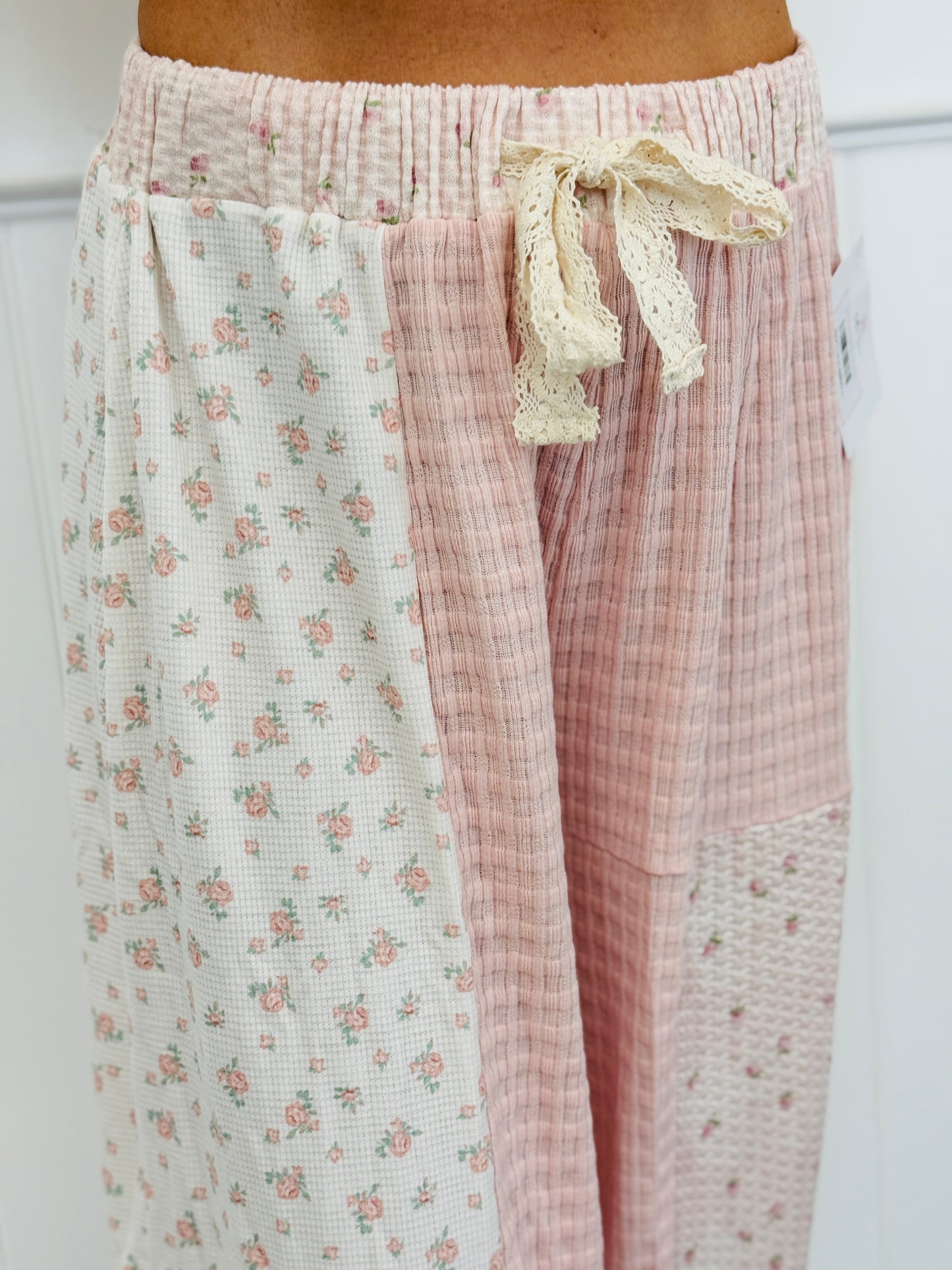 POL Pink Multi Patchwork  Pants (Reg.)