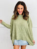 Sage Oversized Boat Neck Sweater (Reg.)