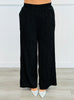 Black Wine Velvet Blouse Top & Pants Set (Reg & Plus)