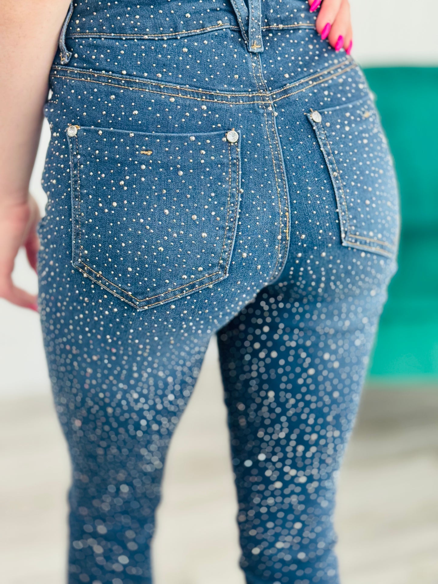 Tis' The Season To Sparkle Jeans (Reg)