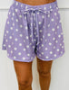 Polka Dot Contrast Shorts (Reg & Plus) - 5 Colors
