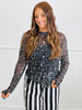 SPOOKY HALLOWEEN MESH TOP