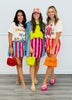 Colorful Stripe Mini Skirt (Reg.) - 3 Colors