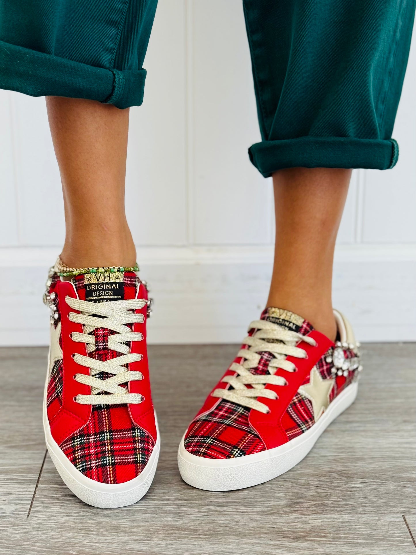 PREORDER VH x WR Perfectly Plaid Crystal Sneaker