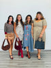 Denim Handkerchief Hem Midi Dress (Reg.)