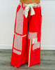 POL Apple Red Contrast Stripe Pants (Reg.)