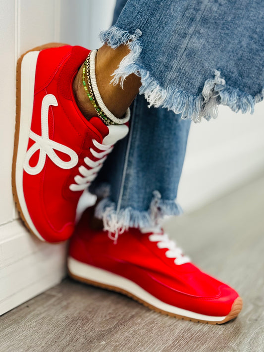 Red/White Sole Mate Sneakers