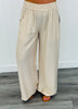 Wide Leg Pull On Pants (Reg & Plus) 4 Colors