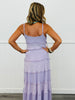 Lavender Textured Tiered Maxi Dress (Reg & Plus)