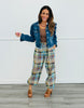 Yellow Combo Easy Does It Plaid Pants (Reg.)