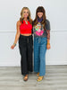 Drawstring Polka Dot Gaucho Pants (Reg.) - 2 Colors