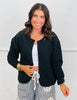 Black Vista Quilted Jacket (Reg.)
