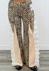 POL Nude Beige Cheetah Layered Crochet Lace Pants (Reg.)