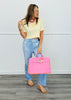 Dear Scarlett Light Denim Illusion Straight Leg Pants (Reg. and Plus)