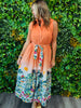 Papaya Paradise Sleeveless Midi Dress (Reg.)