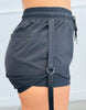 Black Flexstrap Ribstop Shorts (Reg.)