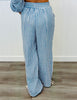 Blue Striped Pocket Pants (Reg. and Plus)