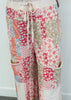 Blush Patchwork Wide Leg Pants (Reg. and Plus)