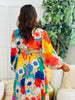 Floral Print Lantern Sleeve Maxi Dress (Reg.)