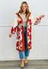 POL Cream Floral Print Hooded Long Cardigan (Reg.)