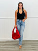 Halter V-Neck Bodysuit (Reg.)-2 Colors