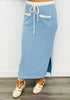 Sky Blue Vest & Pencil Skirt Set (Reg & Plus)