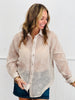 Floral Shimmering Sheer Top (Reg. & Plus)- 2 Colors