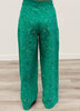 Queen Of Sparkles Green Multi Rhinestone Jeans (Reg. and Plus)