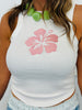 Fifi Flower Embroidered Tank Top (Reg.)