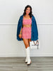 Gingham Print Side Slit Skort (Reg.) - 2 Colors