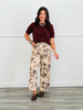 Chocolate Short Sleeve Sweater Top (Reg & Plus)