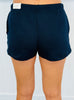 Deep Navy Teddy Bear Graphic Shorts (Reg.)