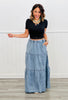 Floral Lace Trim Short Sleeve Top (Reg.) - 2 Colors