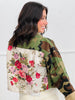 Camo Print Contrast Floral Jacket (Reg.)