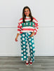 Red/White Stripe Merry Applique Sweatshirt (Reg.)