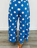 Azure Blue/White Polka Dot Pants (Reg & Plus)