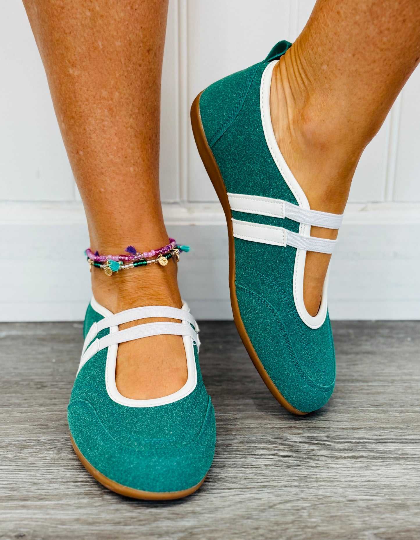 Green Simply Adorable Flats