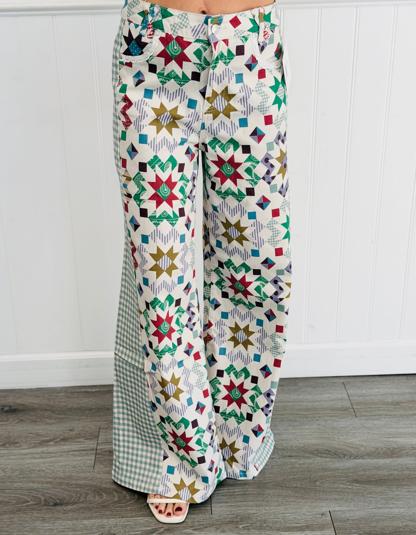 Country Quilt Denim Pants (Reg.)