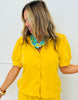 Puff Sleeve Button Down Shirt (Reg.) - 3 Colors