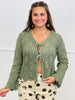 Open Weave Sweater Cardigan Top (Reg & Plus)-2 Colors