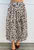 Leopard Print Pocket Maxi Skirt (Reg.) - 2 Colors